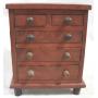 2 Over 3 Wood Dresser Salesman Sample