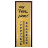 Pepsi Metal Thermometer - 7.25" x 21.75"