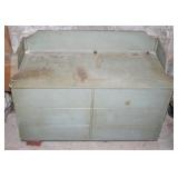 Wood Toy Chest - 16" x 35" x 20"