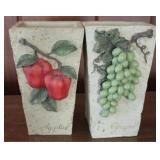 Set of 2 Vases - 6.25" tall