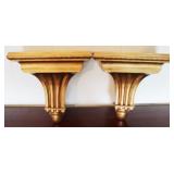 Set of 2 Wall Shelves - 9" x 11" x 5"