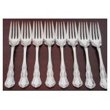 Set of 8 Wallace Sterling Forks - 8.8 oz