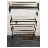 Metal Shelf Rack - 18" x 12" x 33"