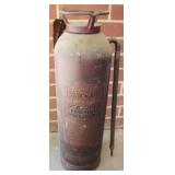 Quick-Aid Antique Fire Extinguisher - 23.5" tall