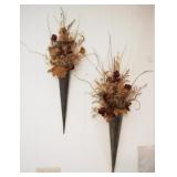 Pair of Wall Hangings - 14" tall