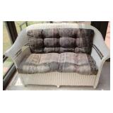 Wicker Loveseat - 55" x 35" x 34"