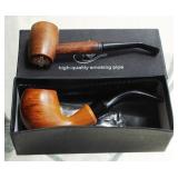 Lot of 2 Tobacco Pipes - 6" long