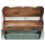 Wood Bench - 38" x 13" x 22"