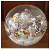 Glass Paperweight - 3" tall