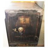 Antique J. Baum Safe with Combo - 25" x 25" x 36"