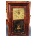 Antique Waterbury Clock - 16" x 26" x 4"
