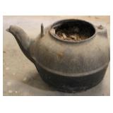Cast Iron Teapot (No Lid/No Handle) - 13" x 8"