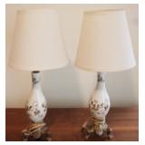 Pair of Lamps - 18" tall