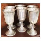 6 pc. Pilsner Sterling Goblets Set - 23.8 oz