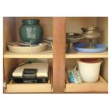 Cabinet Lot of Assorted Items