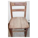 Wood Chair - 18" x 16" x 34"