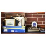 Shelf Lot of Assorted Picture Frames