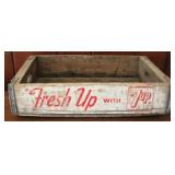 7 Up Wood Tray - 12" x 18.5" x 4"