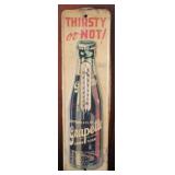 Grapette Metal Thermometer - 5" x 17"