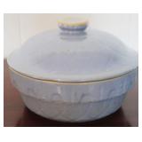 Stoneware Dish with Lid - 9" x 7"