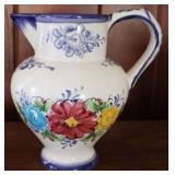 Ceramic Pitcher - 8" tall