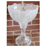Glass Compote - 14" tall