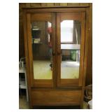Mirror-Front Wardrobe - 36" x 68" x 21"
