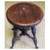 Antique Stool - 14" x 17"
