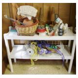 Plastic Shelf with Contents - 40" x 28" x 12"
