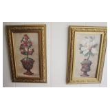 Set of 2 Framed Prints - 11" x 7"