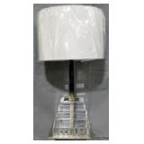 Contemporary Acrylic Base Lamp 17"