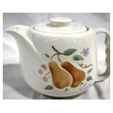 Vintage Porcelier Teapot w/ lid pear design