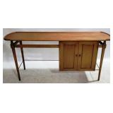 Mid Century Surfer Desk w/ cabinet & drawer