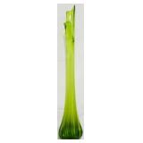 Monumental LE Smith 34" Green Swung Vase