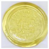 Blenko MHS Class of 1955 Glass Paperweight