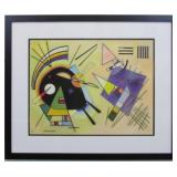 BLACK AND VIOLET GICLEE BY WASSILY KANDINSKY
