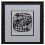 FISH EYE TESSELLATION GICLEE BY M.C. ESCHER