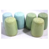 Salt & Pepper Shakers - 4" tall - 6pcs, 3 sets