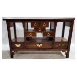 Thomasville vintage buffet with brass accents