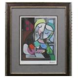 FEMME ECRIVANT L.E. GICLEE BY PABLO PICASSO 282/50