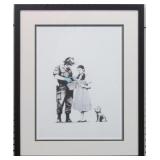 STOP AND SEARCH GICLEE BY BANKSY