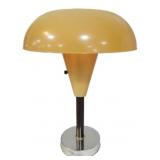 Vintage mid-century mushroom shade lamp