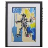 UNTITLED WARRIOR WITH SWORD GICLEE BY JM BASQUAIT