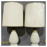 Vintage Pair Table Lamps 24"