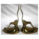 Brass Seagull Bookends