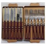Vintage Knife and Fork Silverware Set