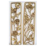 Pair Dart Ind Vintage Wall Plaques 23 x 6