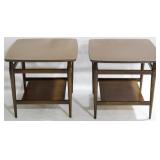 Pr Bassett MCM End Tables 23x24x24