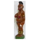 Painted Chalkware Figure 12.5"
