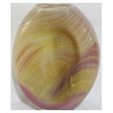 Taylor Backes Art Glass Vase 10"